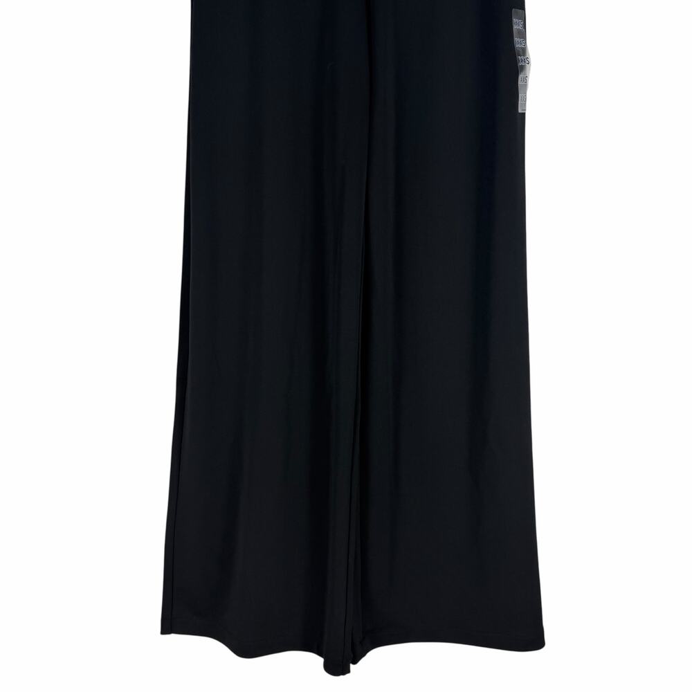 Uniqlo Crepe Jersey Straight Leg Pull On Pants Black Size XXS - Picture 5 of 10